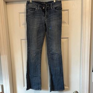 Silver Jeans Women's Dark Blue Boot Cut Jeans